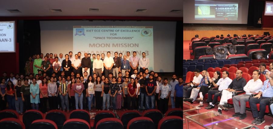 KIET Celebrates the Success of Chandrayan Mission – 3 on Campus