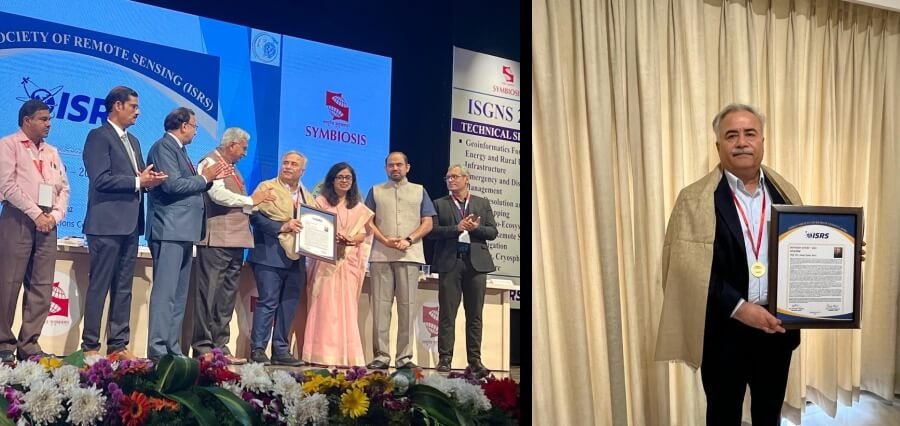Vice Chancellor of SRM University-AP honoured with Bhaskar Award