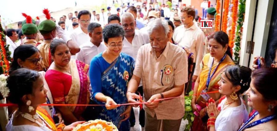 Delhi Education Minister Atishi Inaugurated New Academic Block in Dilshad Garden, Delhi